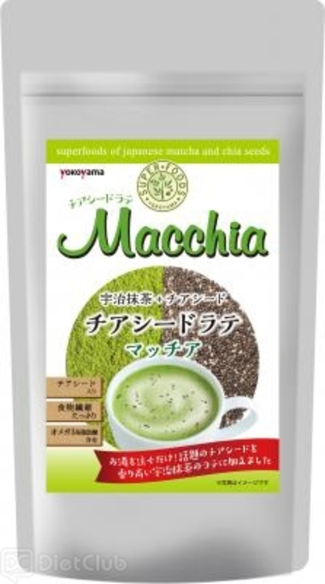 スーパーフードをブレンドした「チアシードラテ マッチア」